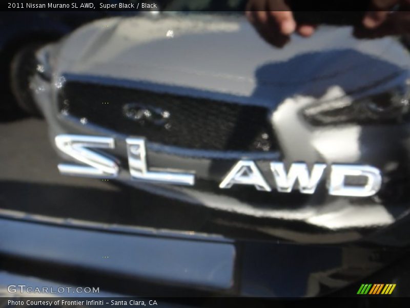 Super Black / Black 2011 Nissan Murano SL AWD