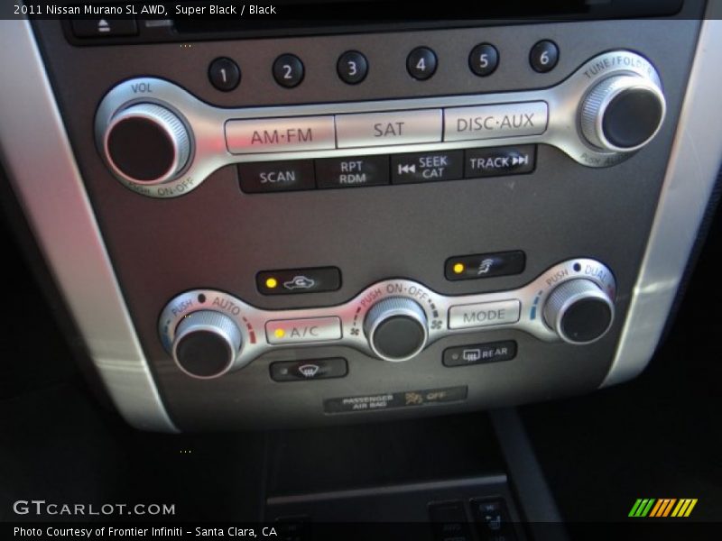 Super Black / Black 2011 Nissan Murano SL AWD
