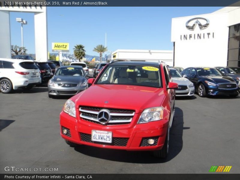 Mars Red / Almond/Black 2010 Mercedes-Benz GLK 350