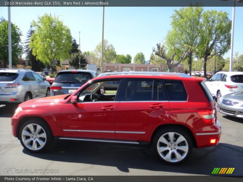 Mars Red / Almond/Black 2010 Mercedes-Benz GLK 350