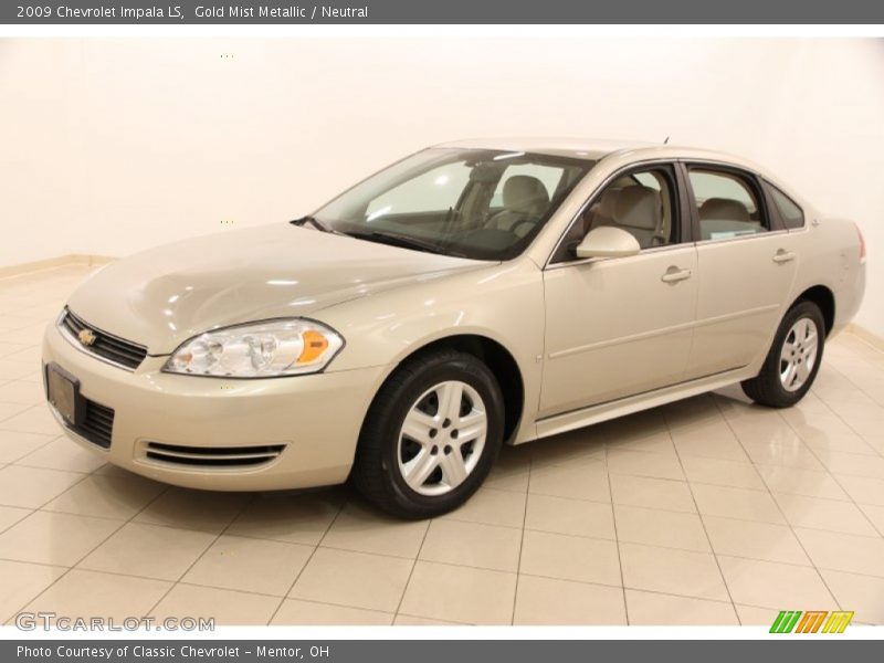 Front 3/4 View of 2009 Impala LS