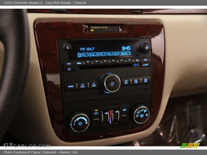 Controls of 2009 Impala LS