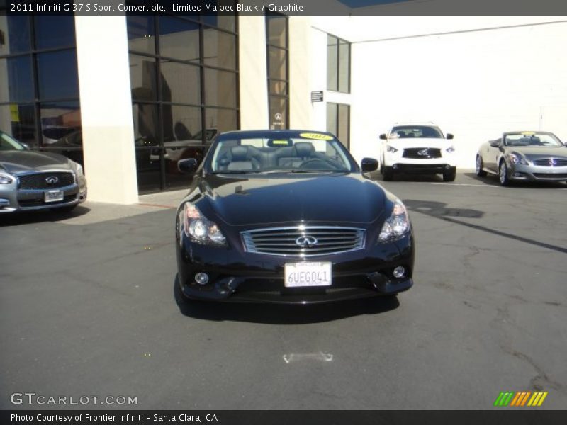 Limited Malbec Black / Graphite 2011 Infiniti G 37 S Sport Convertible
