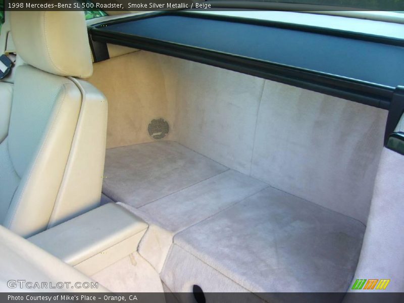 Smoke Silver Metallic / Beige 1998 Mercedes-Benz SL 500 Roadster