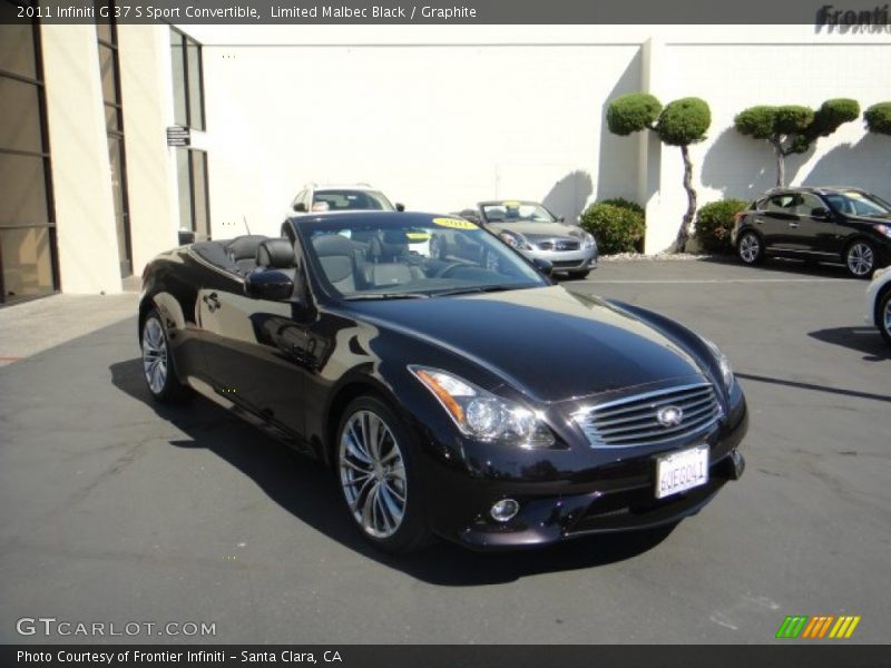 Limited Malbec Black / Graphite 2011 Infiniti G 37 S Sport Convertible