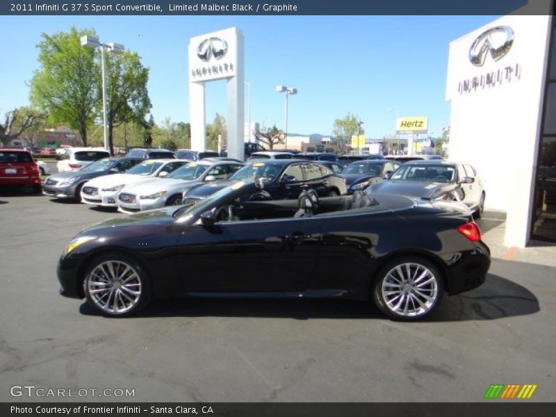 Limited Malbec Black / Graphite 2011 Infiniti G 37 S Sport Convertible