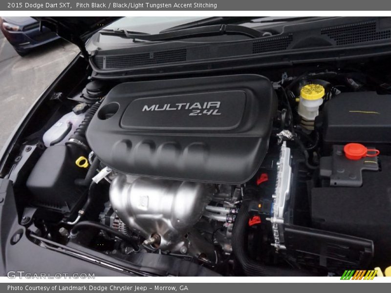 Pitch Black / Black/Light Tungsten Accent Stitching 2015 Dodge Dart SXT