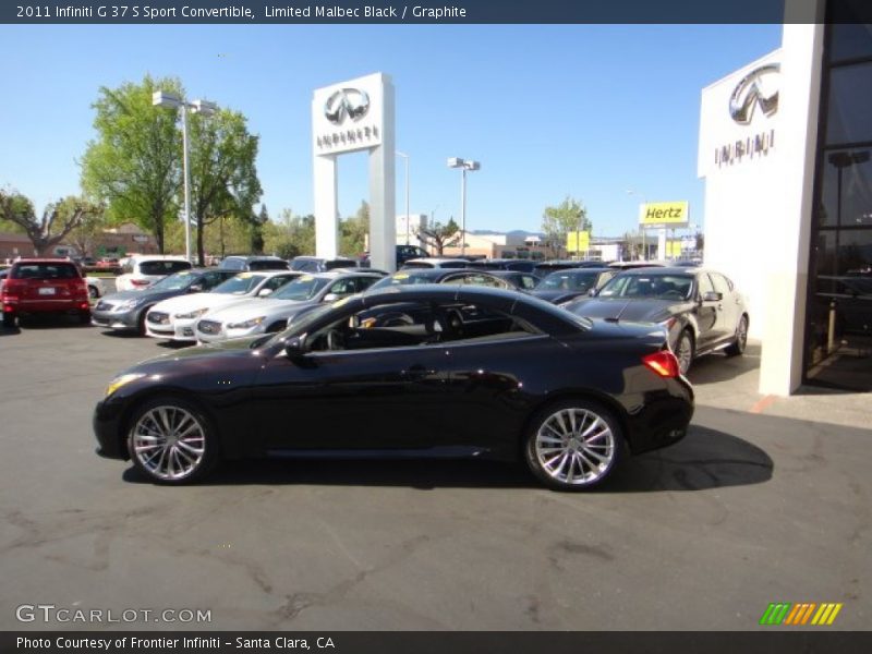 Limited Malbec Black / Graphite 2011 Infiniti G 37 S Sport Convertible