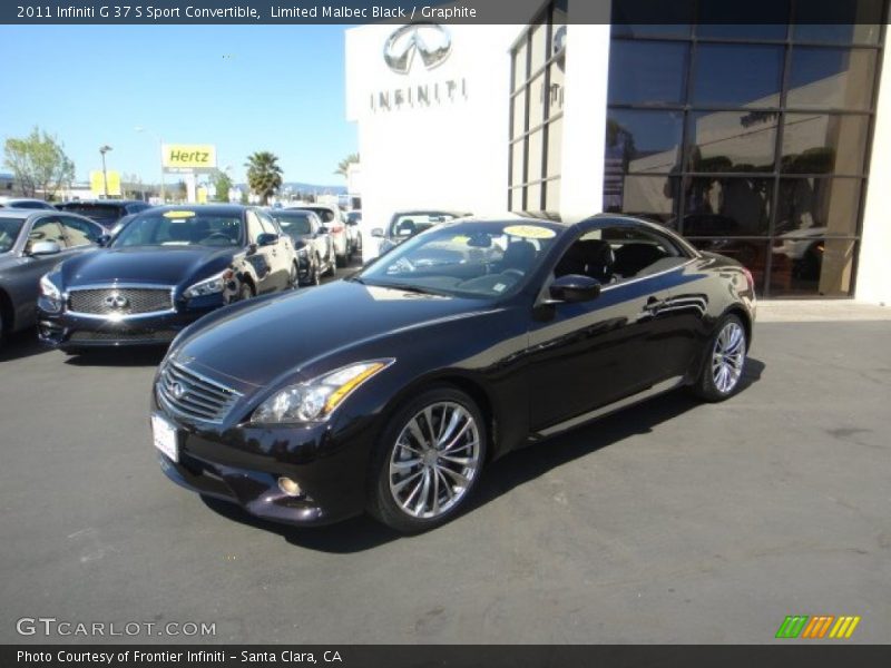 Limited Malbec Black / Graphite 2011 Infiniti G 37 S Sport Convertible