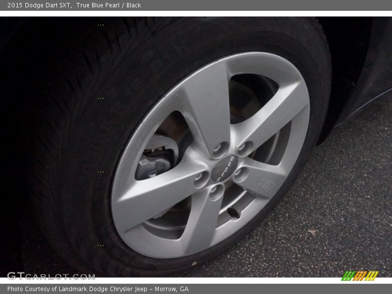 True Blue Pearl / Black 2015 Dodge Dart SXT
