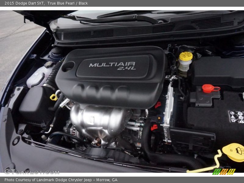 True Blue Pearl / Black 2015 Dodge Dart SXT