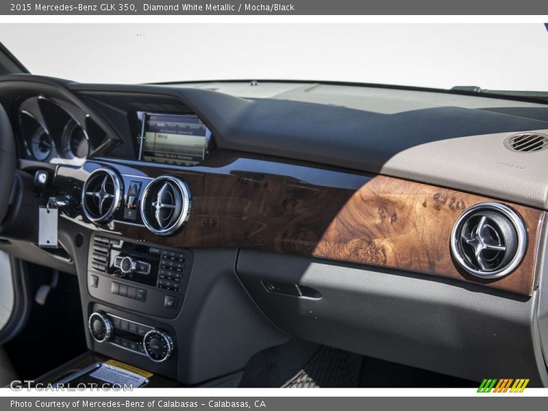 Diamond White Metallic / Mocha/Black 2015 Mercedes-Benz GLK 350