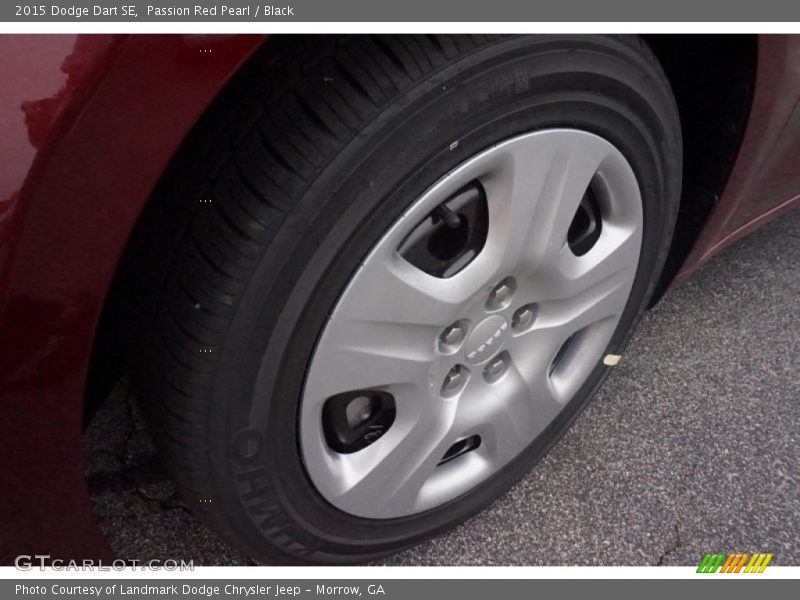 Passion Red Pearl / Black 2015 Dodge Dart SE