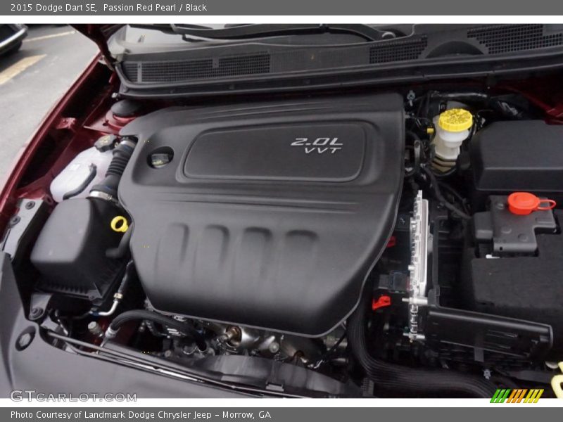 Passion Red Pearl / Black 2015 Dodge Dart SE