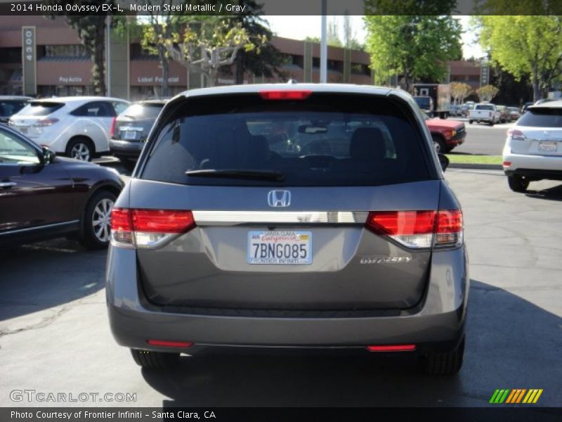 Modern Steel Metallic / Gray 2014 Honda Odyssey EX-L