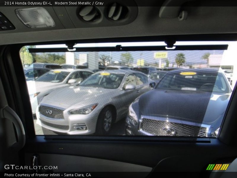 Modern Steel Metallic / Gray 2014 Honda Odyssey EX-L