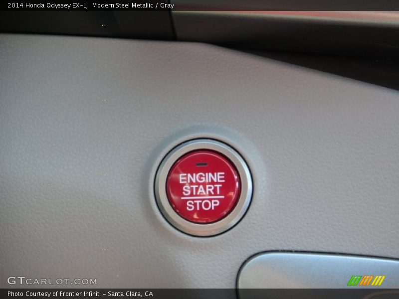 Modern Steel Metallic / Gray 2014 Honda Odyssey EX-L