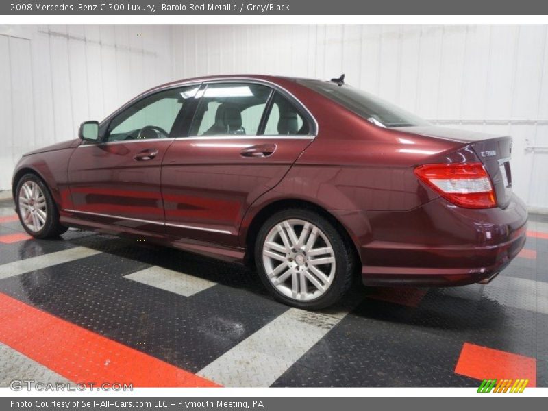 Barolo Red Metallic / Grey/Black 2008 Mercedes-Benz C 300 Luxury