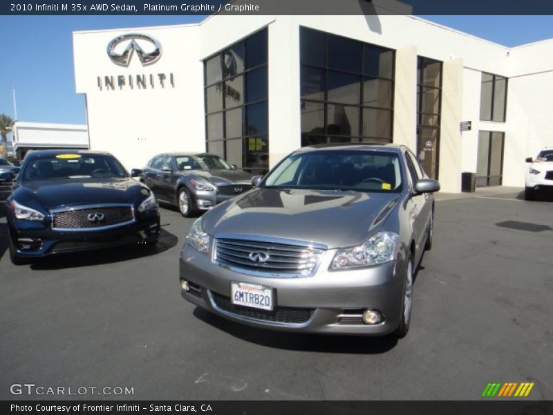 Platinum Graphite / Graphite 2010 Infiniti M 35x AWD Sedan