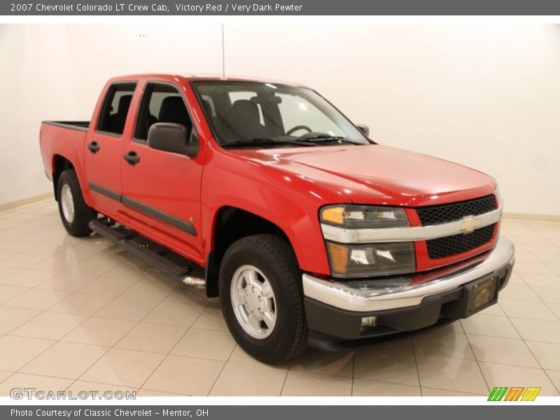 Victory Red / Very Dark Pewter 2007 Chevrolet Colorado LT Crew Cab