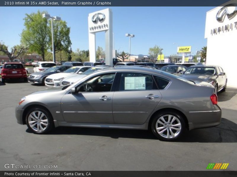 Platinum Graphite / Graphite 2010 Infiniti M 35x AWD Sedan