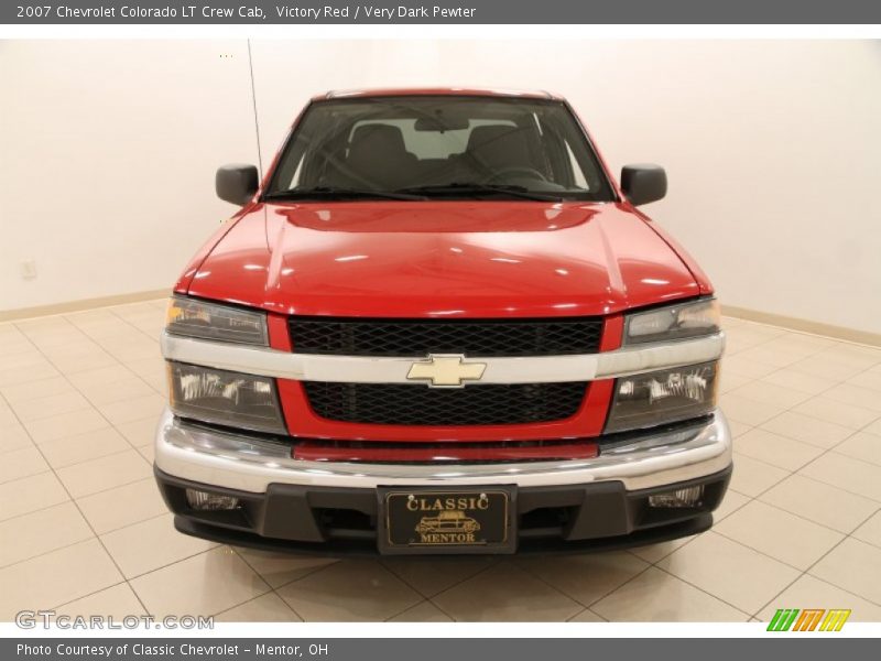 Victory Red / Very Dark Pewter 2007 Chevrolet Colorado LT Crew Cab