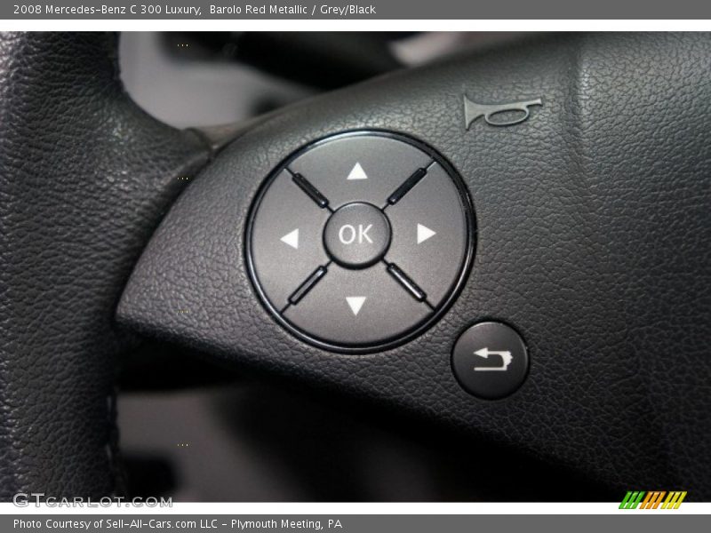 Barolo Red Metallic / Grey/Black 2008 Mercedes-Benz C 300 Luxury
