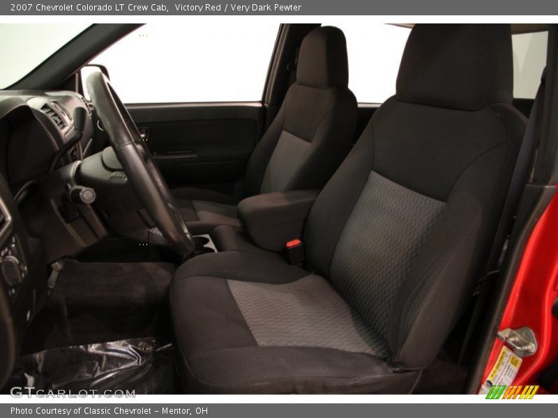 Victory Red / Very Dark Pewter 2007 Chevrolet Colorado LT Crew Cab