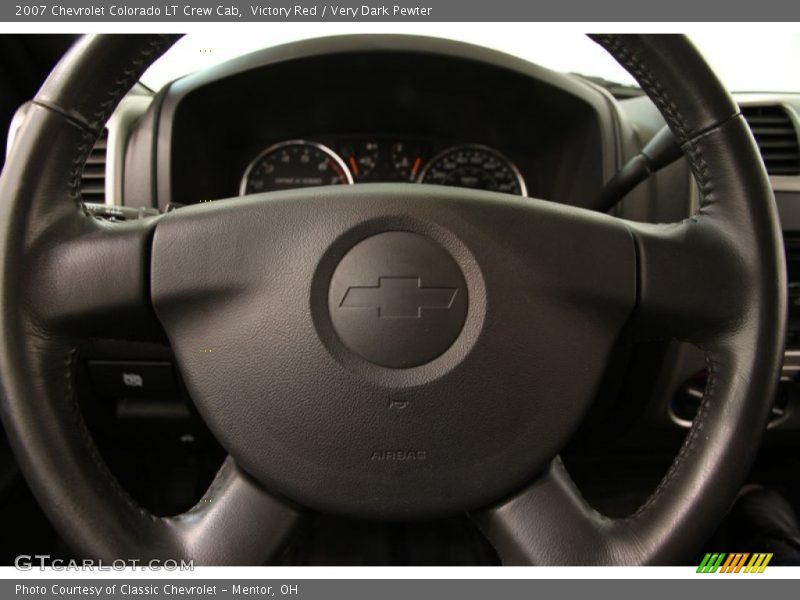 Victory Red / Very Dark Pewter 2007 Chevrolet Colorado LT Crew Cab