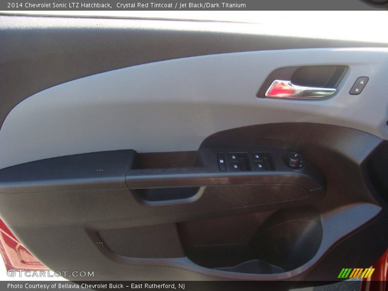 Crystal Red Tintcoat / Jet Black/Dark Titanium 2014 Chevrolet Sonic LTZ Hatchback