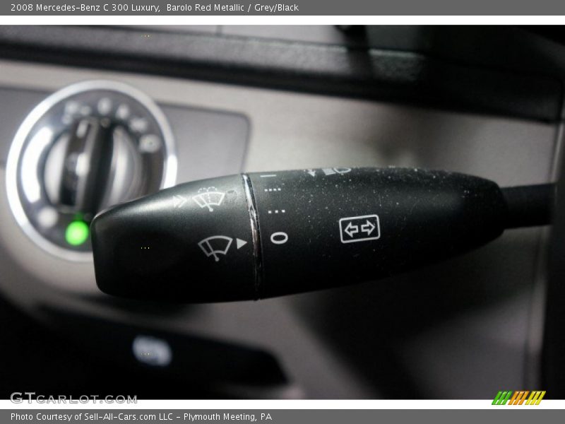 Barolo Red Metallic / Grey/Black 2008 Mercedes-Benz C 300 Luxury