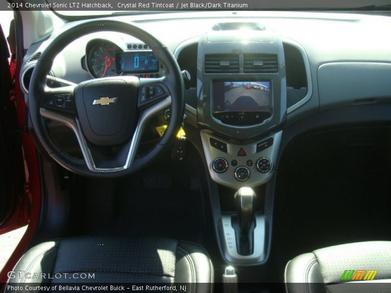 Crystal Red Tintcoat / Jet Black/Dark Titanium 2014 Chevrolet Sonic LTZ Hatchback