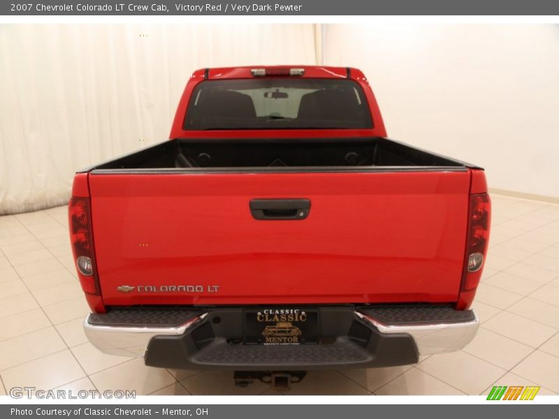 Victory Red / Very Dark Pewter 2007 Chevrolet Colorado LT Crew Cab