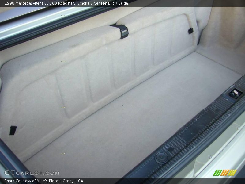 Smoke Silver Metallic / Beige 1998 Mercedes-Benz SL 500 Roadster