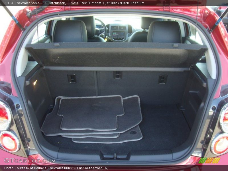 Crystal Red Tintcoat / Jet Black/Dark Titanium 2014 Chevrolet Sonic LTZ Hatchback