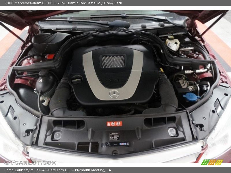 Barolo Red Metallic / Grey/Black 2008 Mercedes-Benz C 300 Luxury