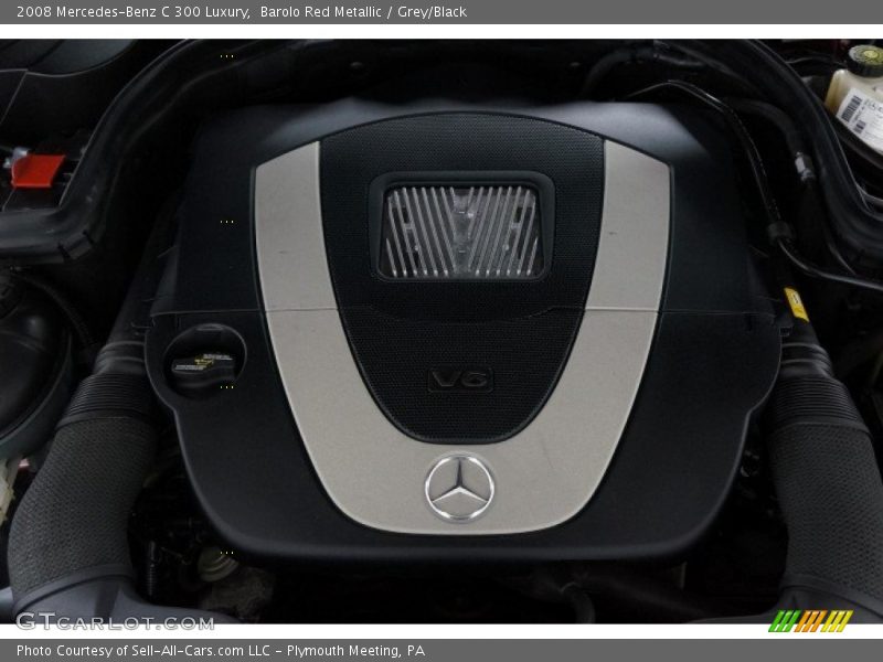 Barolo Red Metallic / Grey/Black 2008 Mercedes-Benz C 300 Luxury