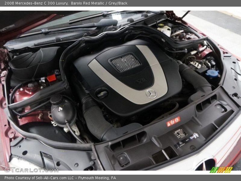 Barolo Red Metallic / Grey/Black 2008 Mercedes-Benz C 300 Luxury