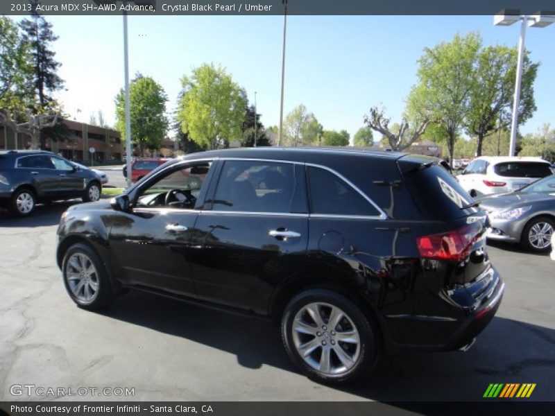Crystal Black Pearl / Umber 2013 Acura MDX SH-AWD Advance