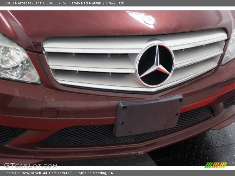 Barolo Red Metallic / Grey/Black 2008 Mercedes-Benz C 300 Luxury