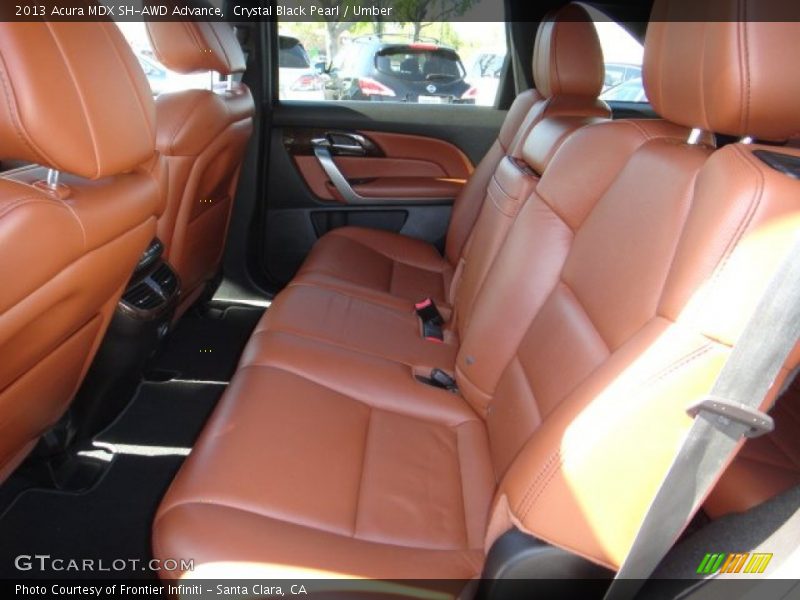 Crystal Black Pearl / Umber 2013 Acura MDX SH-AWD Advance