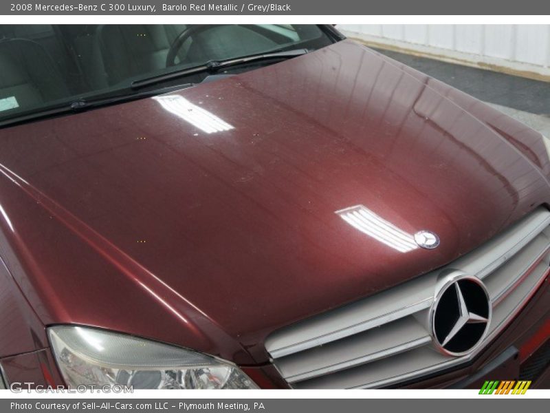 Barolo Red Metallic / Grey/Black 2008 Mercedes-Benz C 300 Luxury