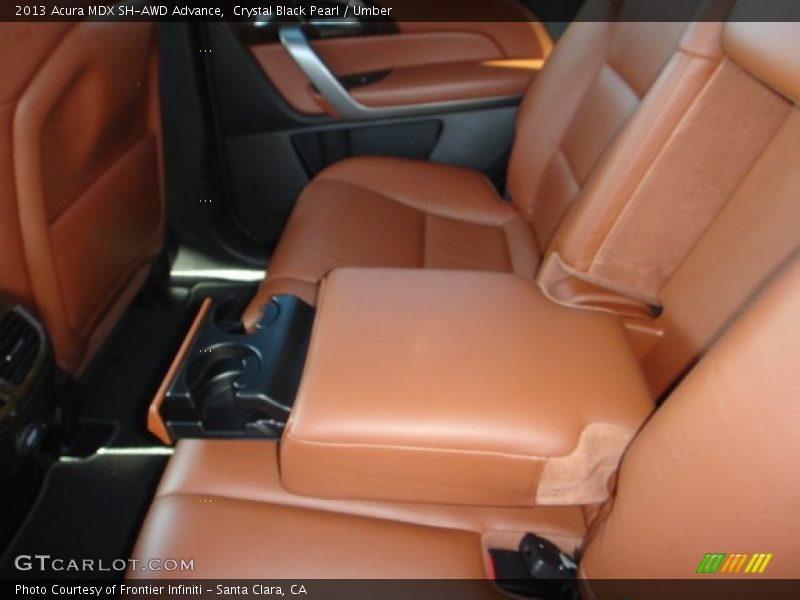 Crystal Black Pearl / Umber 2013 Acura MDX SH-AWD Advance