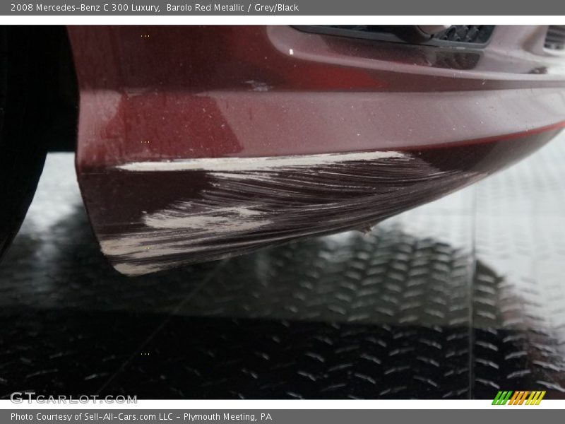 Barolo Red Metallic / Grey/Black 2008 Mercedes-Benz C 300 Luxury