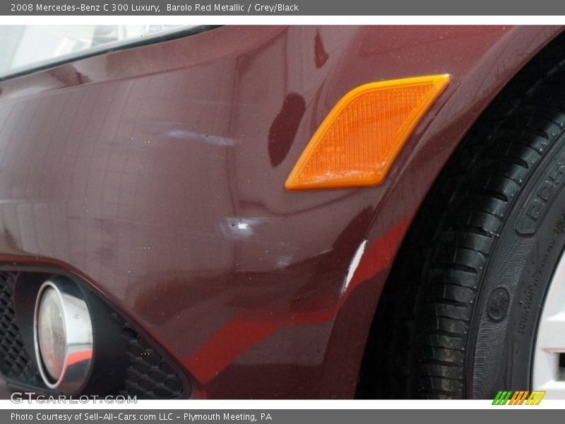 Barolo Red Metallic / Grey/Black 2008 Mercedes-Benz C 300 Luxury