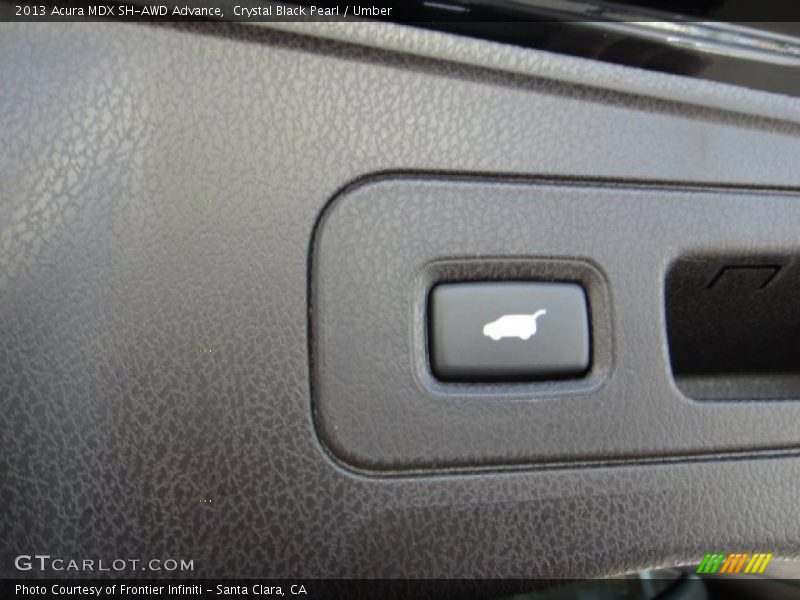 Crystal Black Pearl / Umber 2013 Acura MDX SH-AWD Advance