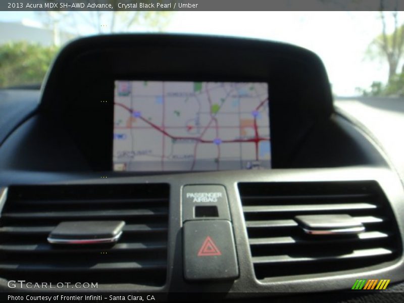 Crystal Black Pearl / Umber 2013 Acura MDX SH-AWD Advance