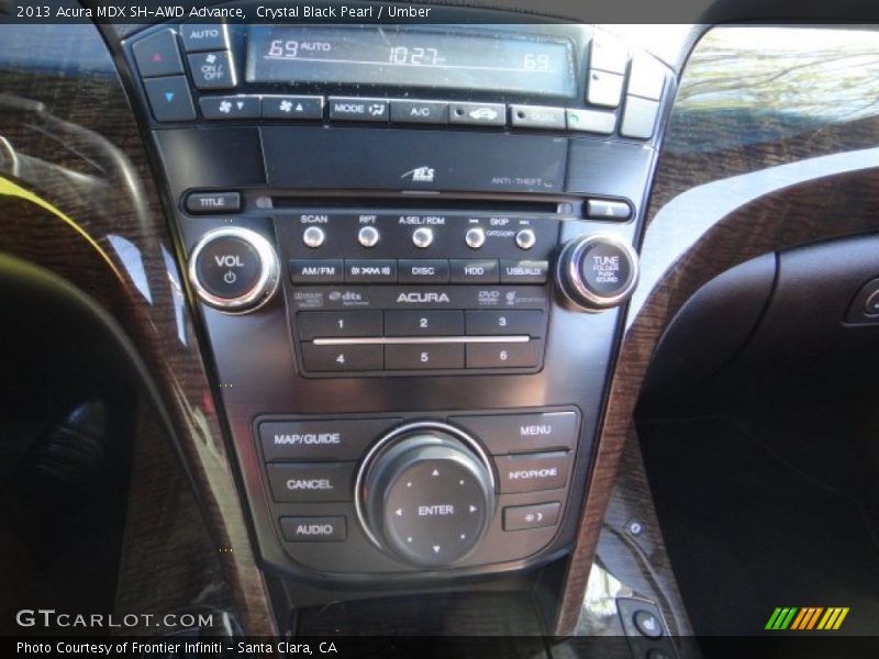 Crystal Black Pearl / Umber 2013 Acura MDX SH-AWD Advance