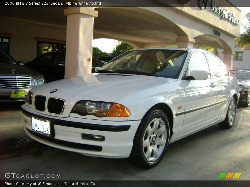 Alpine White / Sand 2000 BMW 3 Series 323i Sedan