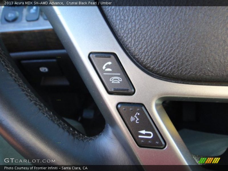 Crystal Black Pearl / Umber 2013 Acura MDX SH-AWD Advance